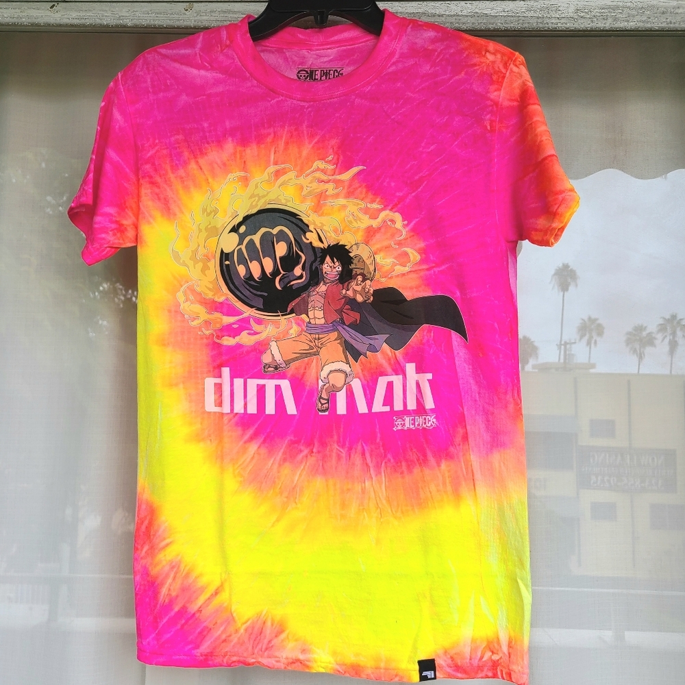 NEW TIE DYE DIM MAK X ONE PIECE COLLAB TEE